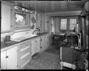 Kitchen interior of Native American house in Queets , 1/30/1942, #19124_1