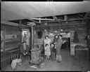 Interior of Native American house in Queets, 1/30/1942, #19128_1