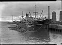 SS Yamayuri Maru loading logs at Anderson & Middleton dock, 3/8/1939, #16221_1