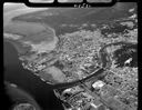 Aerial view Hoquiam River and Bowerman Field, 10/17/1948, #24591_1