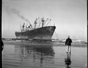 Lipari Freighter Aground at Grayland, 10/25/1959, #35232_1