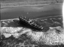 Freighter LIPARI aground at Grayland, 10/25/1959, #35254_1