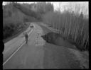 Flood damage to highway at Cosmopolis, 11/23/1959, #35435_2