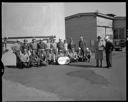 Rayonier safety award, yard crew group portrait, 3/1/1960, #36123_1