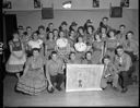 Teen Twirlers square dance club portrait, 3/5/1960, #36216_1