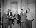 Presentation of a cane to Scotty, 3/12/1960, #36232_1