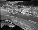 Aerial view of Hoquiam & Rayonier, 5/29/1960, #36896_1