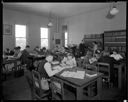 Students in library, 4/1940, #17122_1