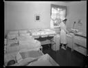 Hospital interior, nursery, 4/28/1940-4/30/1940, #17220_1