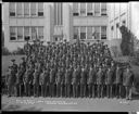 248th Coast Artillery group portrait at Miller School, 9/20/1940, #17583_1