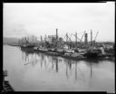 Schafer Bros. Mill #4 with boats and barges, circa 1945, #21331_1