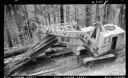 Logging  operation with yarder, circa 1953, #27418_1