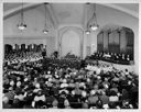 First Presbyterian Church interior during last Easter service, 3/25/1951 Easter, #26008_1