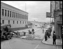 Paving H St Approach to New Bridge, 7/1955, #29576_1