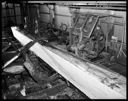 Sawyer at Anderson & Middleton Lumber Co. sawmill interior, 7/26/1955, #29668_1