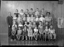 Washington Elementary School, Miss Harrison's class group portrait, 4/1956, #30911_1