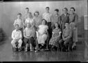 Washington Elementary School, class group portrait, 4/1956, #30918_1