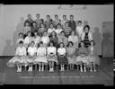 Cosmopolis School, Mrs. Douglas's 6th grade class portrait, 5/19/1958, #33196_1