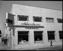 New time and temperature sign at Aberdeen Federal Savings & Loan, 8/4/1958, #33429_1