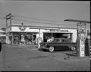 Paul at  Paul Lisle's Flying A Service Station, Wishkah and K Sts
<br/>

<br/>
, 10/1/1958, #33516_1