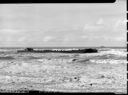 Grounded fuel barge at Moclips, 3/12/1964- 3/15/1964, #45561_1