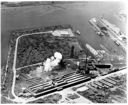 Aerial view of Harbor Plywood mill, 6/5/1948, #26038_1