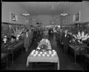 Bell Jewelers store interior with staff and bouquets, 9/6/1952-9/8/1952, #26822_1