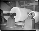 Plant interior, rolls of paper, circa 1953, #26955_1