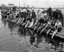 Westport Fish Derby, men with big fish, 8/15/1953 - 8/16/1953, #27537_1