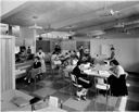 Quinault School interior home economics class, 9/22/1955, #29958_1