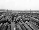 Dredge discharge damage to log boom, 6/13/1956, #31055_1