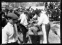 People on holiday at Pacific Beach near Moclips, barbecue, 7/14/31, #G0298_1