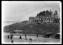 People on holiday at Pacific Beach near Moclips, Pacific Beach Hotel, 7/14/31, #G0303_1