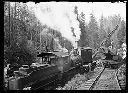 Saginaw timber railroad crane, circa 1920, #G0367_1