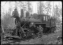 Copalis Lumber Co, Climax locomotive number 2, circa 1910, #G0375_1