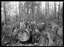 Loggers in the woods, circa 1922, #G0387_1