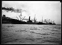 HAVRE MARU and 3 others loading lumber, circa 1922, #G0393_1