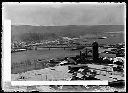 Town in snow, houses and mill, 1/1915, #G0441_1