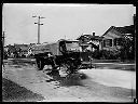 Aberdeen Street Dept  White Truck washing street, 1925, #G0478_1