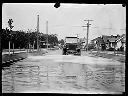 Aberdeen Street Dept  White Truck washing street, 1925, #G0480_1