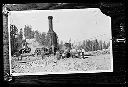 Group of loggers with donkey engines, circa 1922, #G0557_1