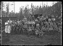 Group portrait of loggers and cooks, circa 1920, #G0563_1