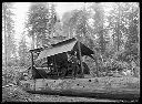 Logger with donkey engine on sled, circa 1920, #G0572_1