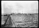 Ship CHASTINE MAERSK with tug, circa 1922, #G0582_1