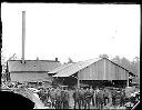 Group of men in lumber yard, circa 1915, #G0628_1