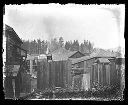 Town view with rooftops and Pacific Lumber Co., circa 1920, #G0774_1