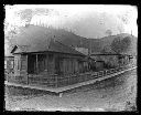 Houses and logged hillside, circa 1920, #G0776_1