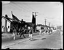 Elks Parade flag-bearers and band, circa 1925, #G0873_1