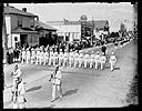 Elks Parade, men in white uniforms, circa 1925, #G0875_1