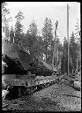 Logs on railroad carriages, circa 1922, #G1056_1